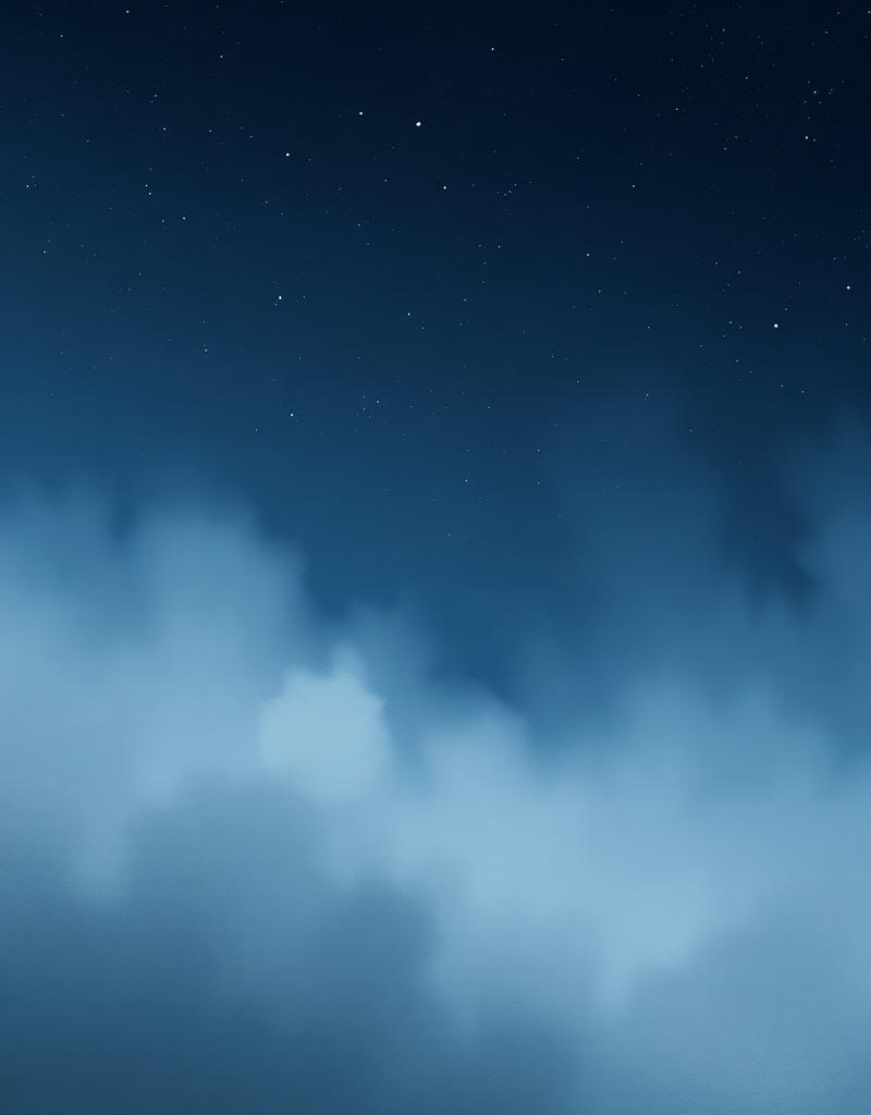 Aurora Drift — quiet night sky over the fjords, giclée print by Winberg Studios